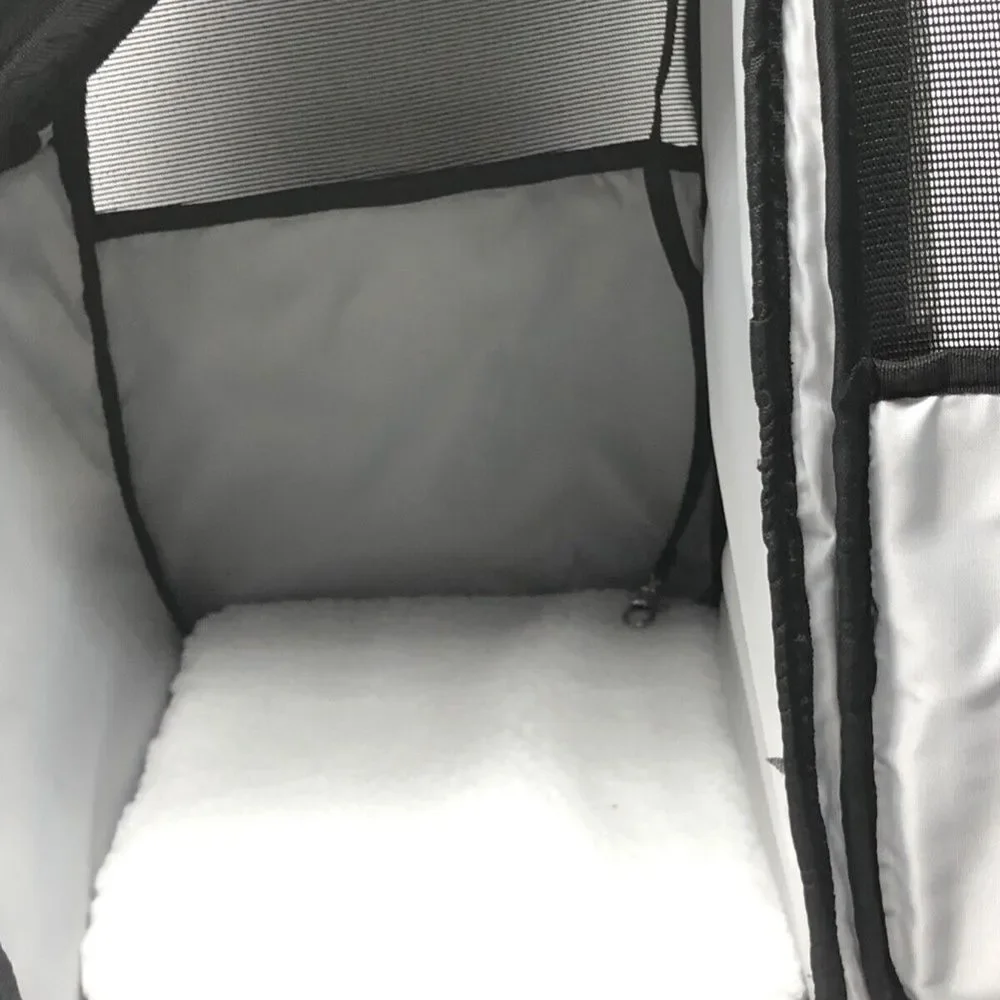 Ventilated Design Breathable, Pet Carrier Backpack for Dogs, Cats, with Pet Bow